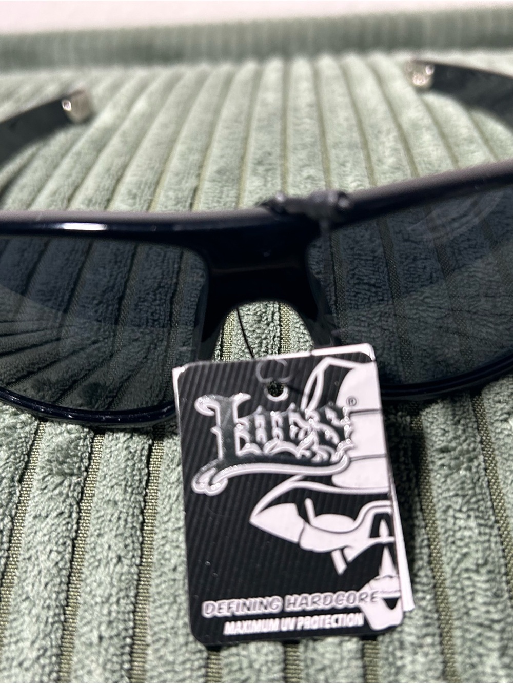 Men's Black locs Sunglasses with UV Protection - Unbranded